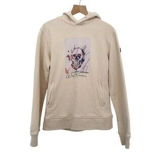 WELL KNOWN STUDIOS Jersey Knit SKULL ARTWORK Graphic Sweatshirt/Hoodie Sz L